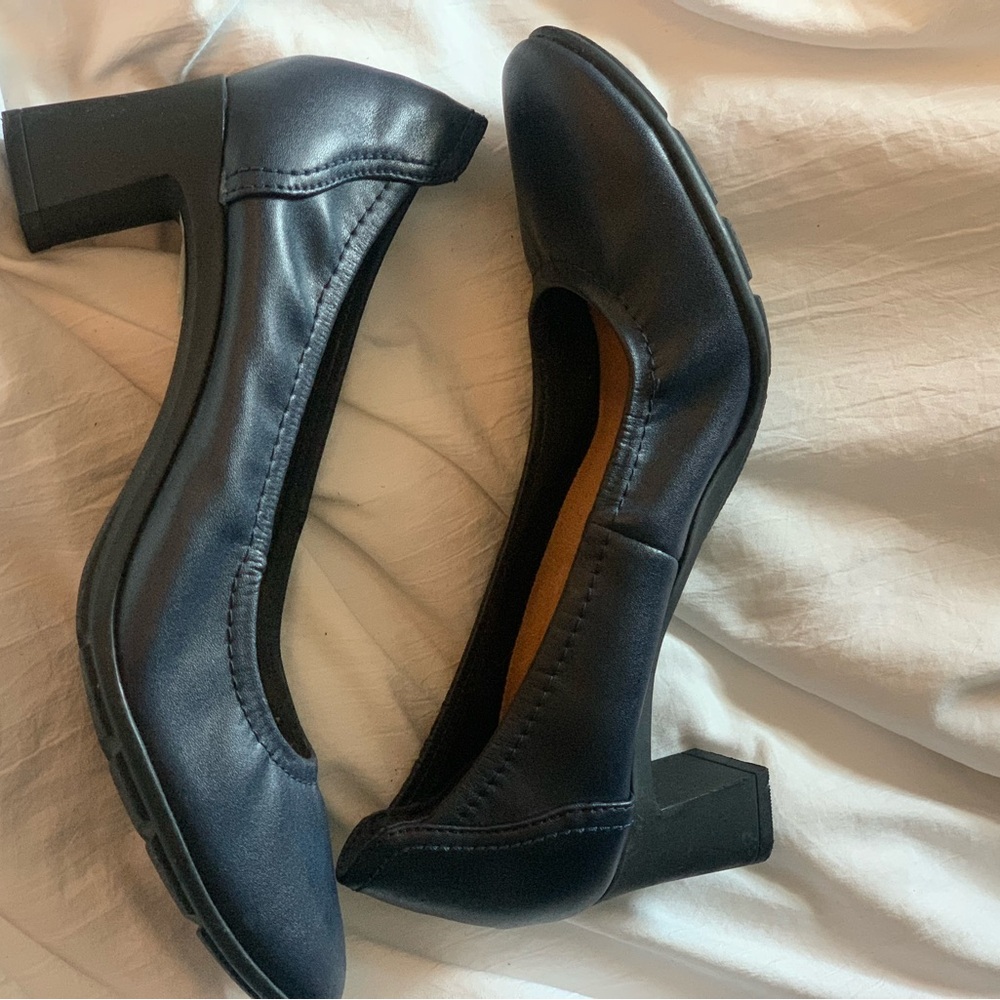 Clarks Black Women's Block Heels